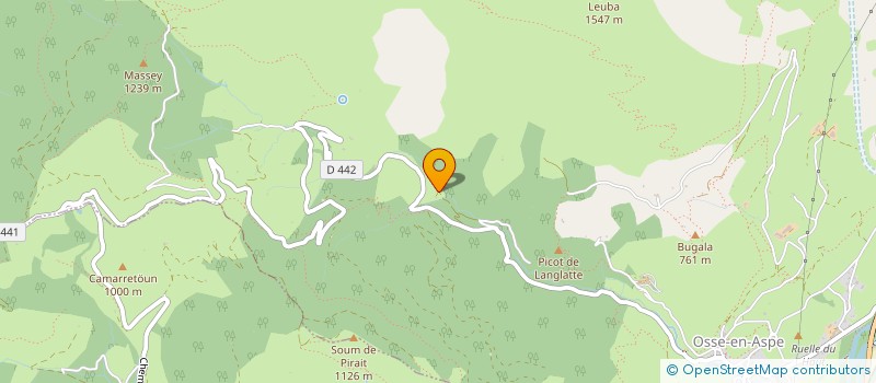 localisation de l'entreprise MADAME SOPHIE GOMEZ  OSSE-EN-ASPE