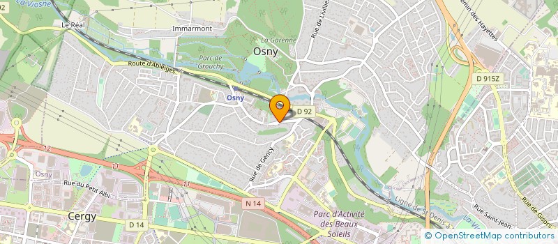 localisation de l'entreprise MADAME SOPHIE GONCALVES à OSNY