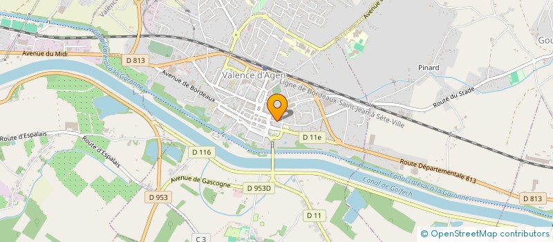 localisation de l'entreprise MADAME SOPHIE GONZALEZ à VALENCE