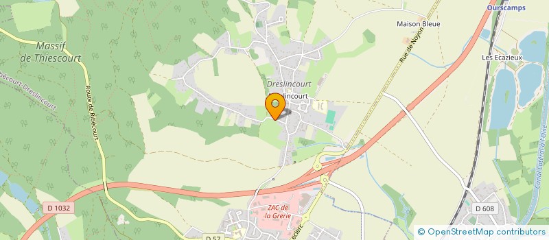 localisation de l'entreprise MADAME SOPHIE GORECKI  RIBECOURT-DRESLINCOURT