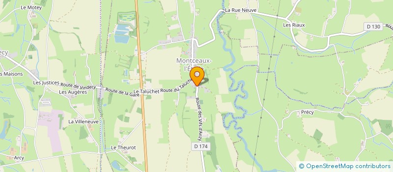 localisation de l'entreprise MADAME SOPHIE GOUDARD  MONTCEAUX L'ETOILE