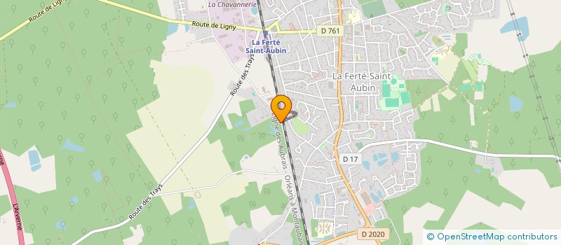 localisation de l'entreprise MADAME SOPHIE GOUGEON à LA FERTE-SAINT-AUBIN