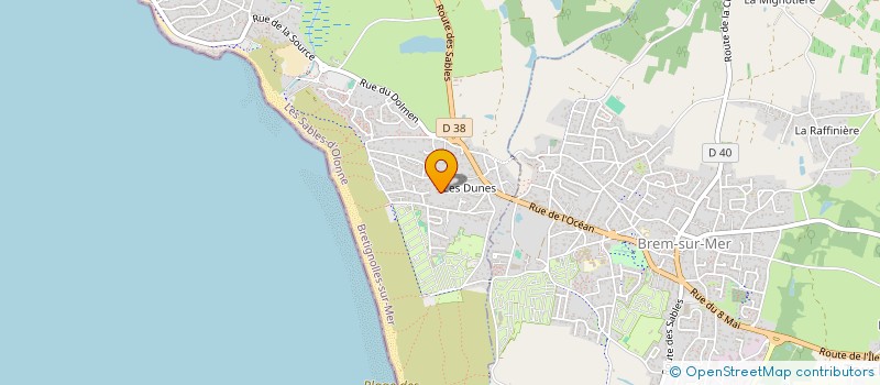 localisation de l'entreprise MADAME SOPHIE GOURAUD  BRETIGNOLLES-SUR-MER