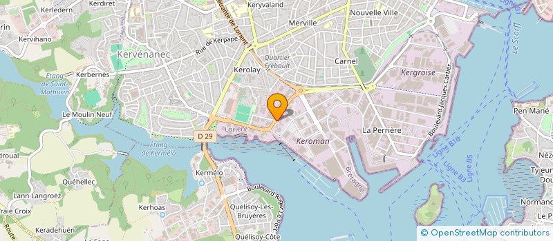 localisation de l'entreprise MADAME SOPHIE GOURDON à LORIENT