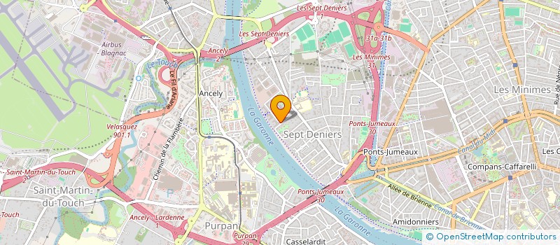 localisation de l'entreprise MADAME SOPHIE GOURDON  TOULOUSE