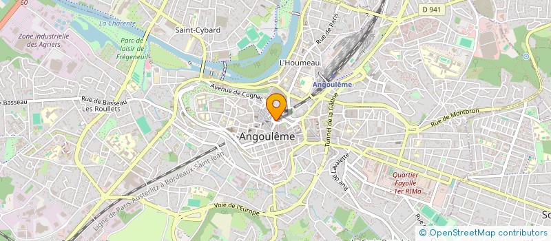 localisation de l'entreprise MADAME SOPHIE GOURIELLEC à ANGOULEME