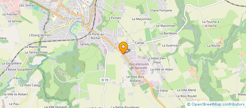 localisation de l'entreprise MADAME SOPHIE GOUYA  PLANCOET