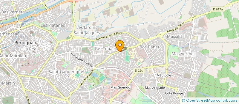 localisation de l'entreprise MADAME SOPHIE GOYER  PERPIGNAN