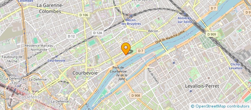 localisation de l'entreprise MADAME SOPHIE GOZLAN à COURBEVOIE