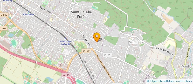 localisation de l'entreprise MADAME SOPHIE GRABER  SAINT-LEU-LA-FORET