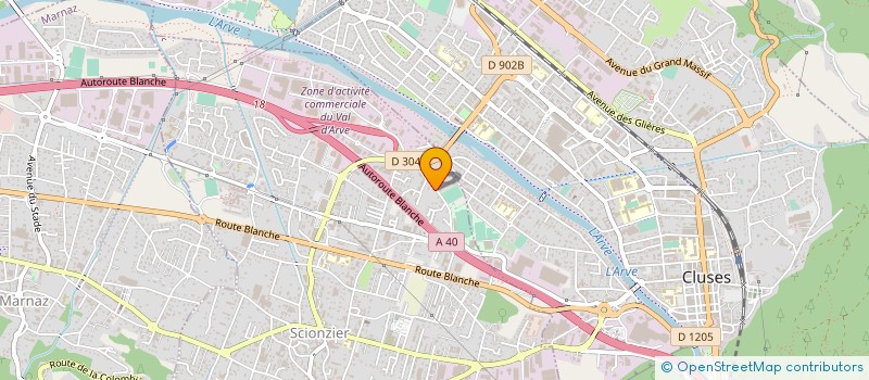 localisation de l'entreprise MADAME SOPHIE GRADEL  SCIONZIER