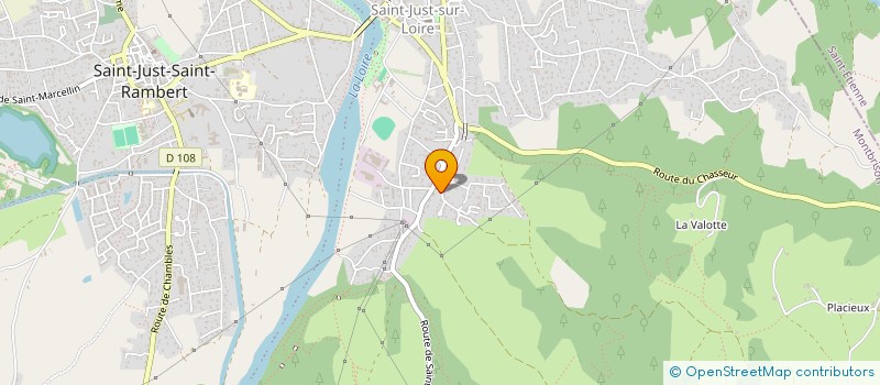 localisation de l'entreprise MADAME SOPHIE GRAND  SAINT-JUST-SAINT-RAMBERT