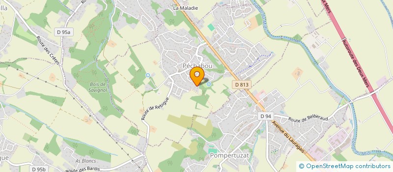 localisation de l'entreprise MADAME SOPHIE GRANGE  PECHABOU