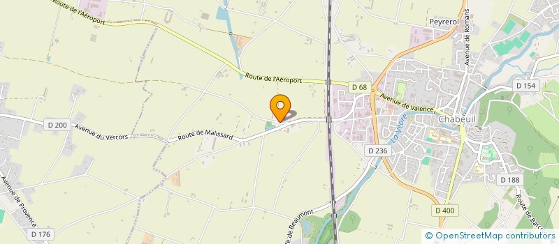 localisation de l'entreprise MADAME SOPHIE GRANON à CHABEUIL