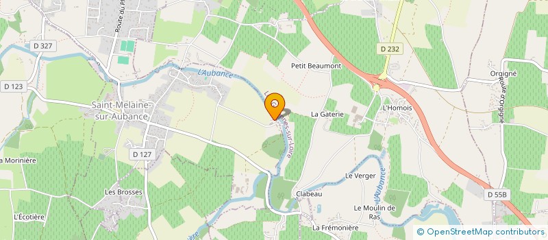 localisation de l'entreprise MADAME SOPHIE GRASSIN  SAINT-MELAINE-SUR-AUBANCE