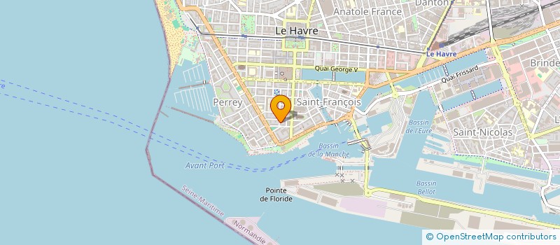 localisation de l'entreprise MADAME SOPHIE GRELETY à LE HAVRE