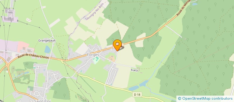 localisation de l'entreprise MADAME SOPHIE GRENOUILLE  SAUVIGNY-LES-BOIS