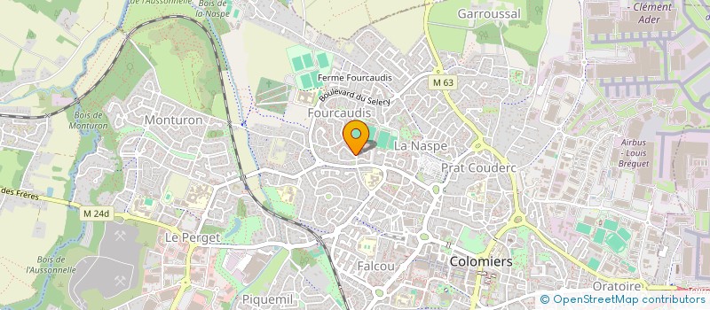 localisation de l'entreprise MADAME SOPHIE GRIMBERT à COLOMIERS