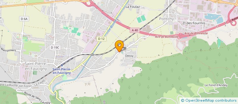 localisation de l'entreprise MADAME SOPHIE GROS-BALLAND  BONNEVILLE