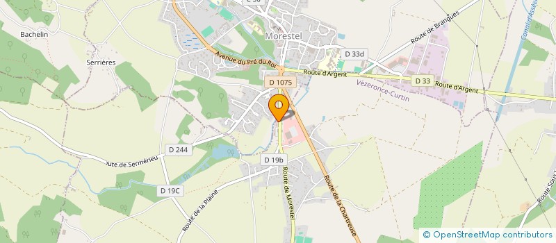 localisation de l'entreprise MADAME SOPHIE GROS COISSY  VEZERONCE-CURTIN