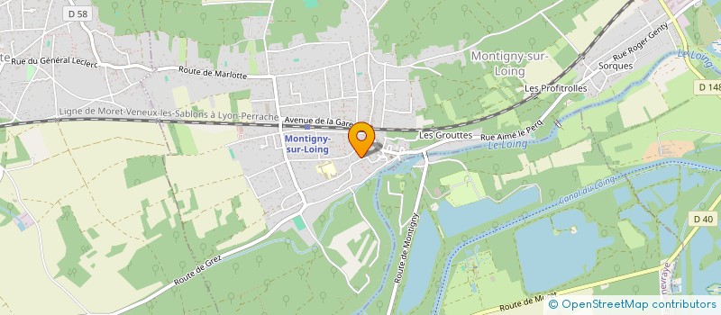 localisation de l'entreprise MADAME SOPHIE GRUBER à MONTIGNY-SUR-LOING