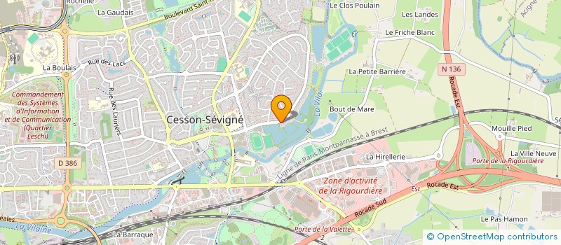 localisation de l'entreprise MADAME SOPHIE GRUEL à CESSON-SEVIGNE