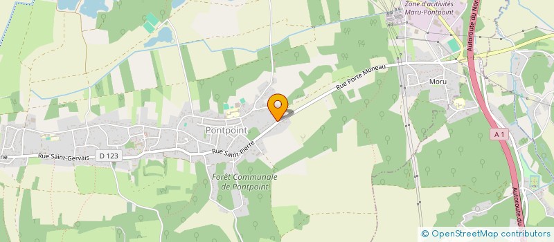 localisation de l'entreprise MADAME SOPHIE GRYGOWSKI  PONTPOINT