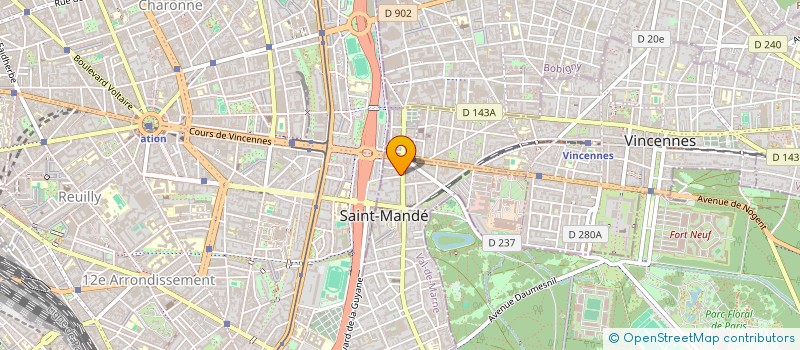 localisation de l'entreprise MADAME SOPHIE GRYNBERG à SAINT-MANDE
