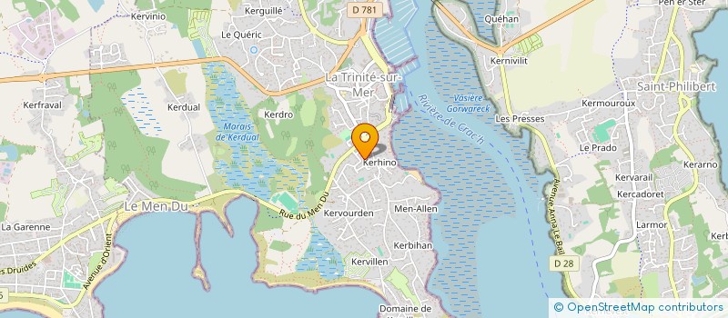 localisation de l'entreprise MADAME SOPHIE GUEGANO à LA TRINITE-SUR-MER