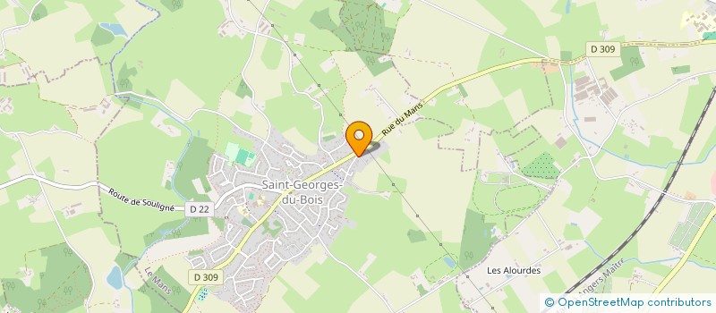 localisation de l'entreprise MADAME SOPHIE GUERIN  SAINT-GEORGES-DU-BOIS