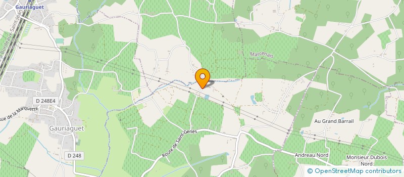 localisation de l'entreprise MADAME SOPHIE GUERIN  VAL DE VIRVEE