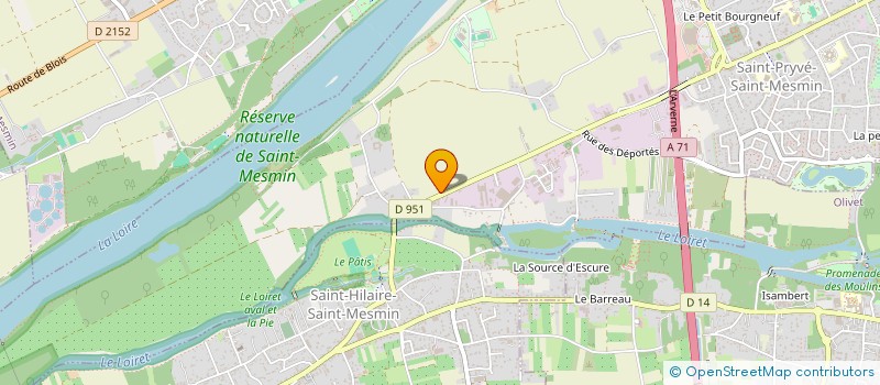 localisation de l'entreprise MADAME SOPHIE GUERRIER à SAINT-PRYVE-SAINT-MESMIN