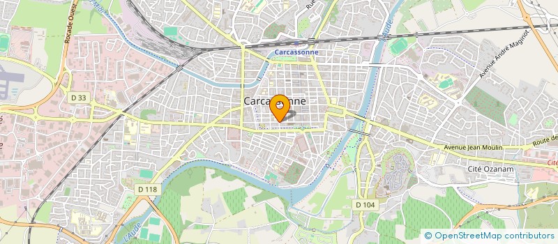 localisation de l'entreprise MADAME SOPHIE GUEYE à CARCASSONNE