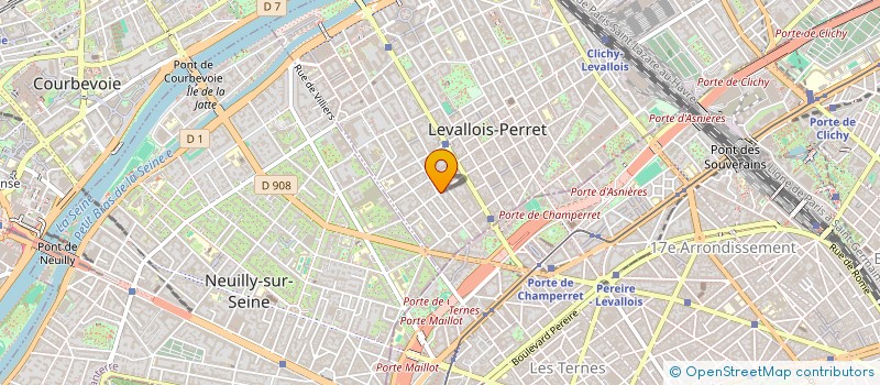 localisation de l'entreprise MADAME SOPHIE GUEZ à LEVALLOIS-PERRET