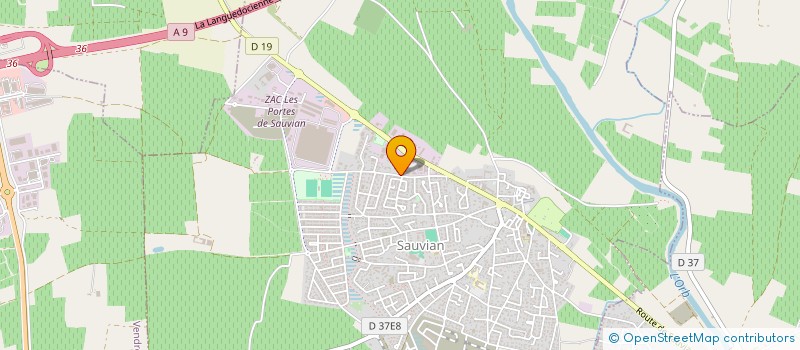 localisation de l'entreprise MADAME SOPHIE GUIBBERT  SAUVIAN