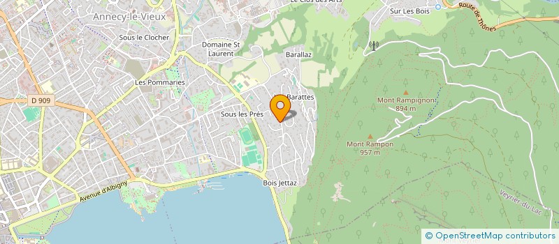 localisation de l'entreprise MADAME SOPHIE GUIGNARD  ANNECY