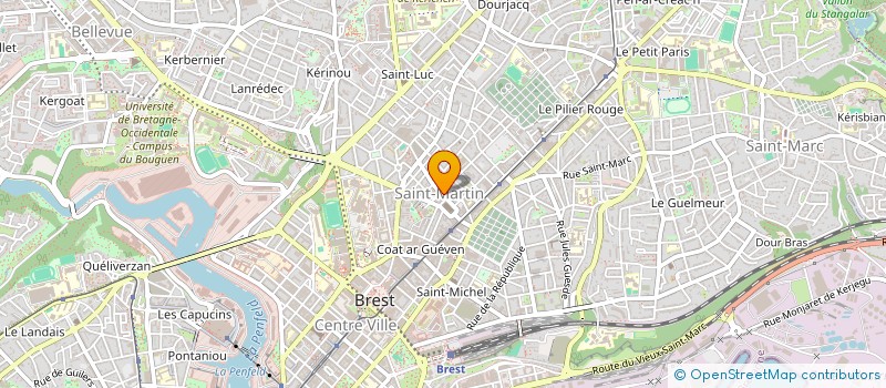 localisation de l'entreprise MADAME SOPHIE GUIHO à BREST