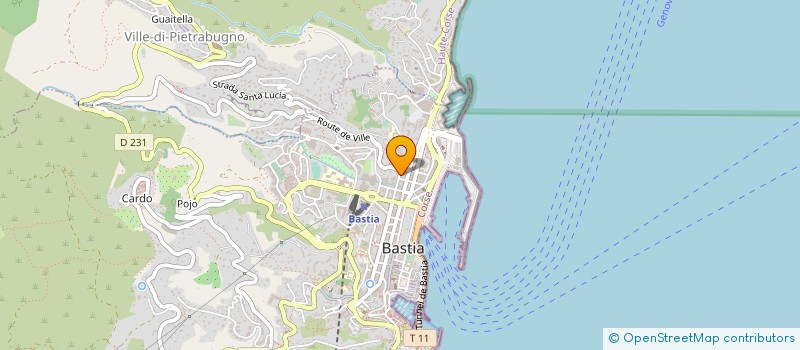 localisation de l'entreprise MADAME SOPHIE GUILBERT à BASTIA