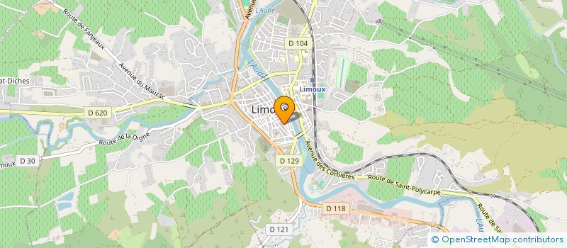 localisation de l'entreprise MADAME SOPHIE GUILHEM à LIMOUX