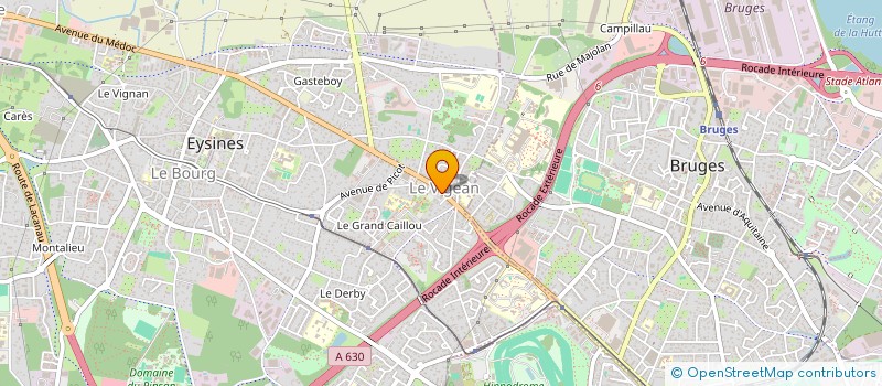 localisation de l'entreprise MADAME SOPHIE GUILHOT  EYSINES