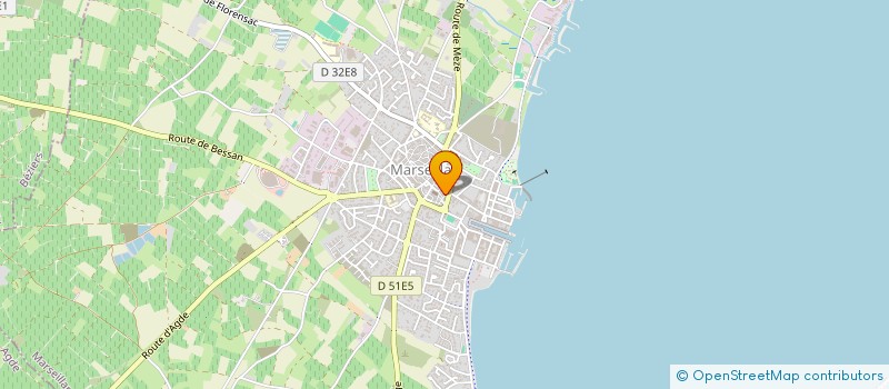 localisation de l'entreprise MADAME SOPHIE GUILLAMAT à MARSEILLAN