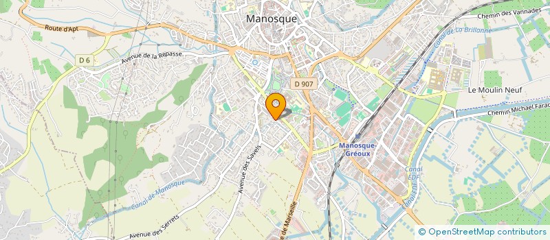 localisation de l'entreprise MADAME SOPHIE GUILLAUME à MANOSQUE