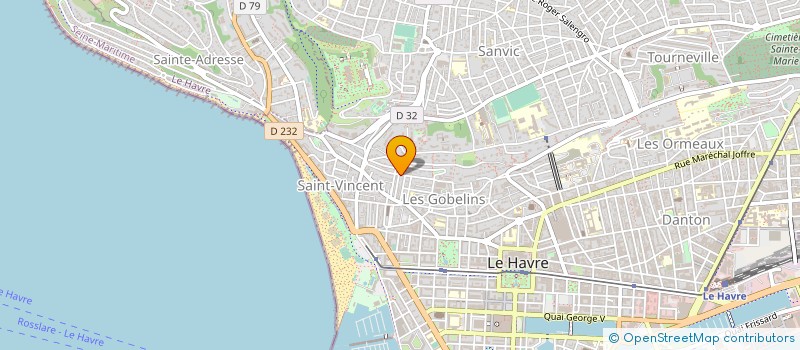 localisation de l'entreprise MADAME SOPHIE GUILLAUME-PETIT  LE HAVRE