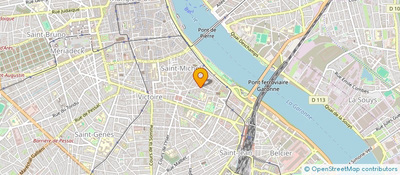 localisation de l'entreprise MADAME SOPHIE GUILLAUMIN  BORDEAUX