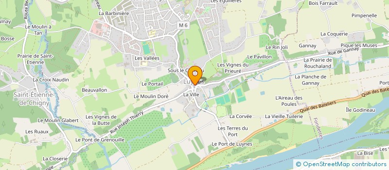 localisation de l'entreprise MADAME SOPHIE GUILLEBAUD  LUYNES