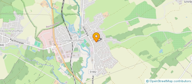 localisation de l'entreprise MADAME SOPHIE GUILLEMANT  GUNDERSHOFFEN