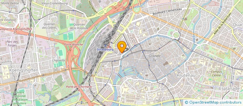 localisation de l'entreprise MADAME SOPHIE GUILLEMIN à STRASBOURG