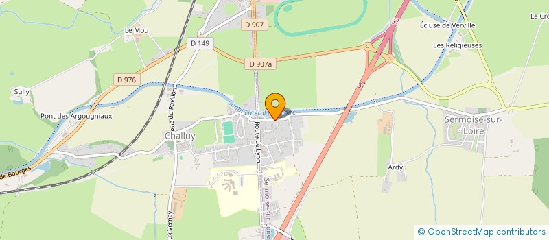 localisation de l'entreprise MADAME SOPHIE GUILLOCHON  SERMOISE SUR LOIRE