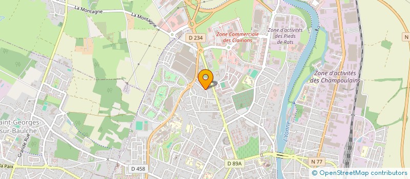 localisation de l'entreprise MADAME SOPHIE GUILLON à AUXERRE