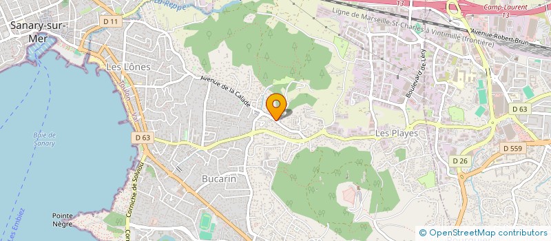 localisation de l'entreprise MADAME SOPHIE GUILLOU à SIX-FOURS-LES-PLAGES